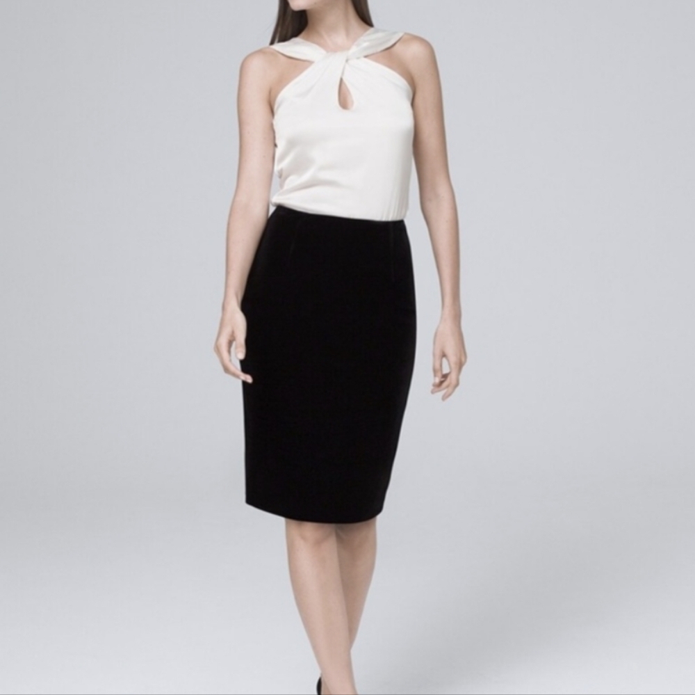 Gorgeous black velvet skirt